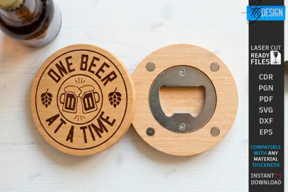 Beer Bottle Opener Laser Cut Coasters Review