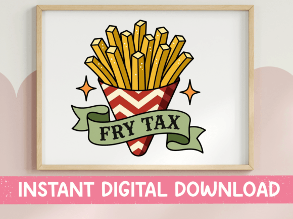 Fry Tax French Fries Funny Design Review