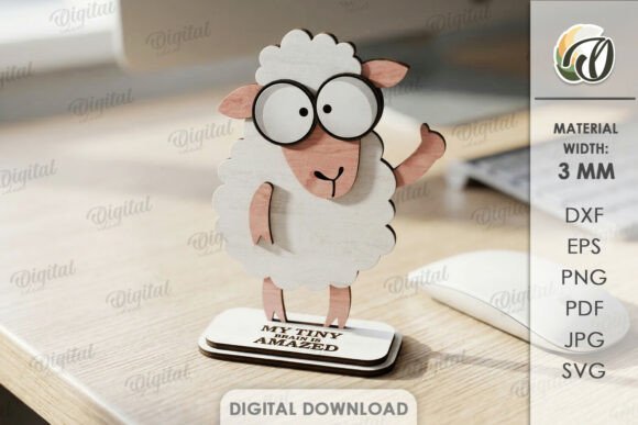 Funny Animal Stand Laser Cut Design Review