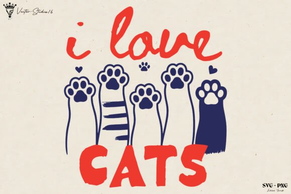 Funny Cat Paw Hand Drawn SVG PNG Review