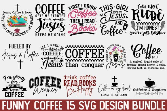 Funny Coffee Svg Bundle Design Review