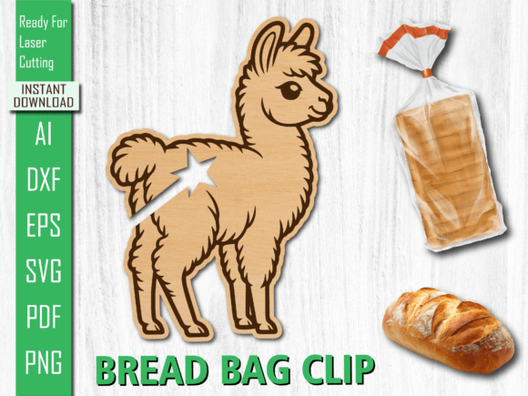 Laser Cut Adorable Alpaca Bread Clip Review