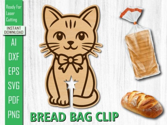 Laser Cute Standing Cat Bread Bag Clip Review
