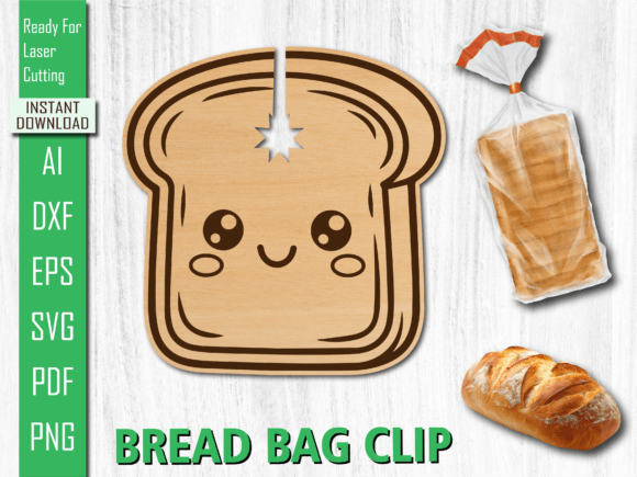 Laser Kawaii Bakery Bread Slice Bag Clip Review