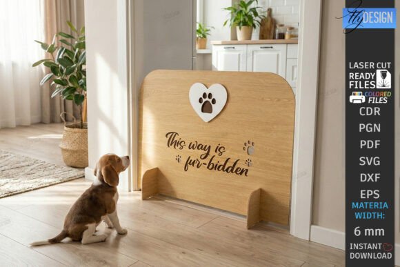 Pet Barrier Laser Cut Stair Gate SVG Review