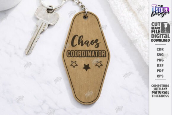 Retro Sarcastic Motel Keychain Laser Cut Review
