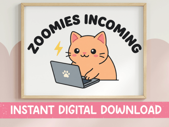 Zoomies Incoming Funny Cat SVG Review